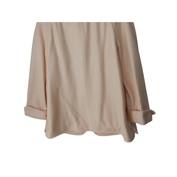 Vintage Escada Jacket Blazer Apricot Cashmere Silk Blend Button Front Size 42 - Picture 8 of 16